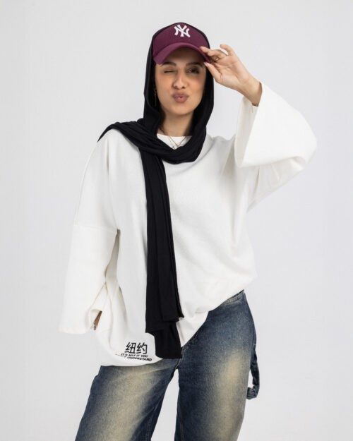 CHINESE TEE - White, L
